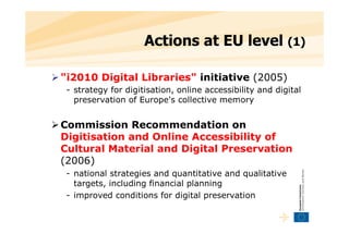 Ec Preservation Policies Manuela Speiser