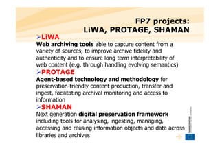 Ec Preservation Policies Manuela Speiser