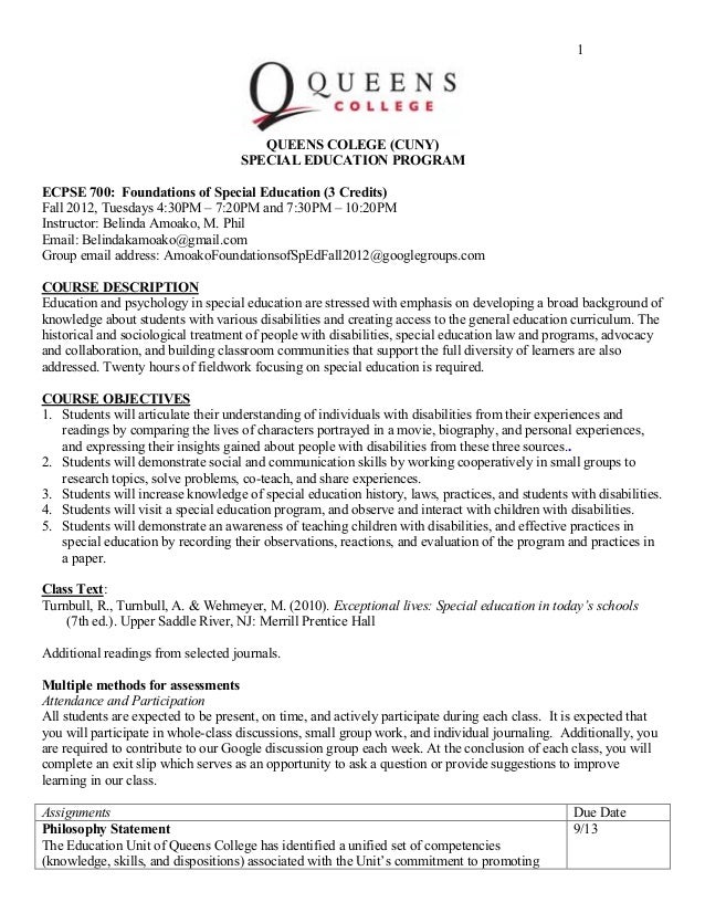 Educational philosophy paper