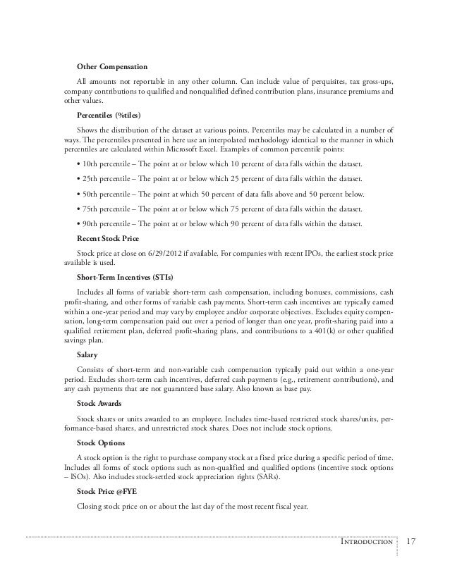 Contribution salariale stock options 2012