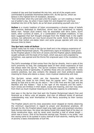 Sufism - The True Spirit of Islam | PDF