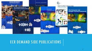 ECR DEMAND SIDE PUBLICATIONS
24
 