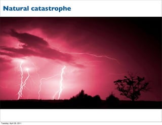 Natural catastrophe




Tuesday, April 26, 2011
 