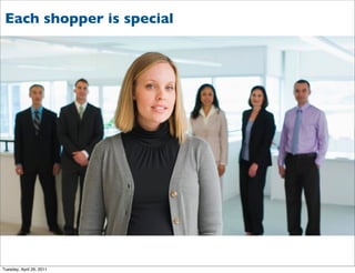 Each shopper is special




Tuesday, April 26, 2011
 