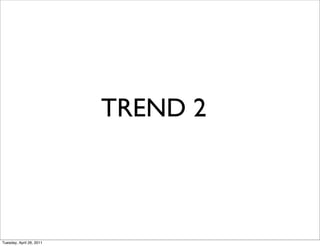 TREND 2



Tuesday, April 26, 2011
 