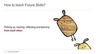 How to teach Future Skills?
Picking up, training, reflecting and learning
from each other.
5
 