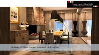 Espaces à privatiser pour des séminaires ou des soirées
 