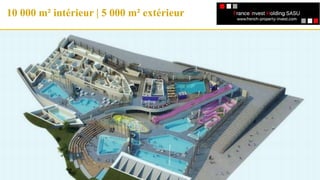 10 000 m² intérieur | 5 000 m² extérieur
 