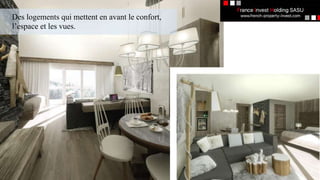 Des logements qui mettent en avant le confort,
l’espace et les vues.
 