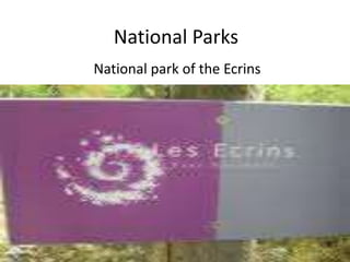 National Parks National park of the Ecrins 