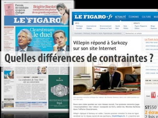 Quelles différences de contraintes ?



                 11
 