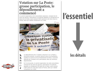 l’essentiel



  les détails
 