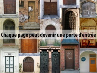 Chaque page peut devenir une porte d’entrée




                     82
 