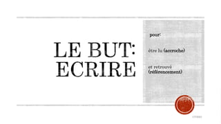 Ecrire pour internet et les blogs