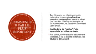 Ecrire pour internet et les blogs