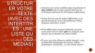 Ecrire pour internet et les blogs