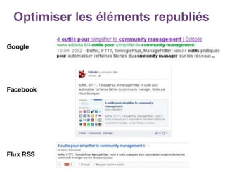 Optimiser les éléments republiés
 