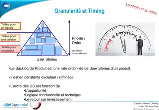 | Sector, Alliance, Offering
Granularité et Timing
Insert "Title, Author, Date"
4© 2010 Capgemini. All rights reserved.
Us...