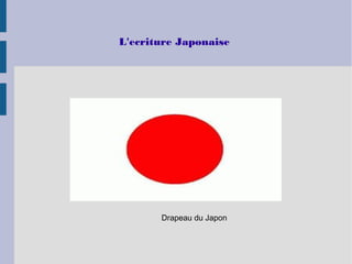 L'ecriture Japonaise




       Drapeau du Japon
 