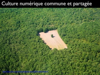 Culture numérique commune et partagée
http://www.flickr.com/photos/bobydimitrov/3634524601/sizes/l/
 