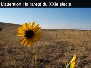 Source :http://www.flickr.com/photos/astepintothedark/227595666
L’attention : la rareté du XXIe siècle
 