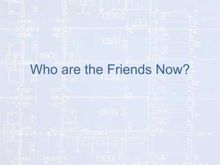 Who are the Friends Now?

 