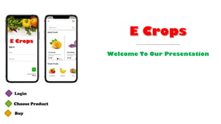Welcome To Our Presentation
Login
Choose Product
Buy
 