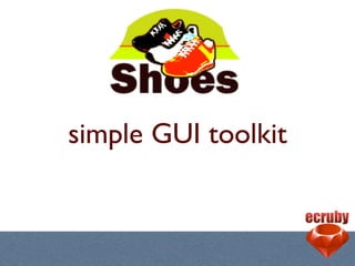 simple GUI toolkit
 