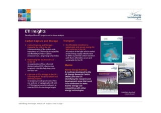 ©2015 Energy Technologies Institute LLP - Subject to notes on page 1
 