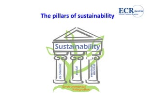 The pillars of sustainability
The pillars of sustainability
 