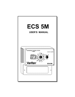 ECS 5M
USER’S MANUAL
 