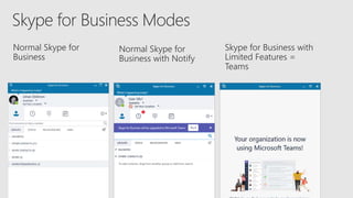 teams vs skype for business features
