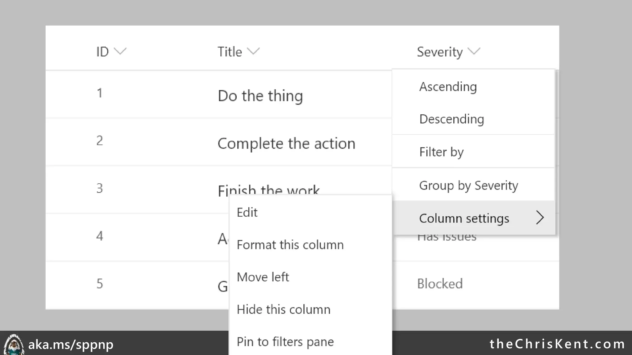 theChri sKent.c omaka.ms/sppnp
 