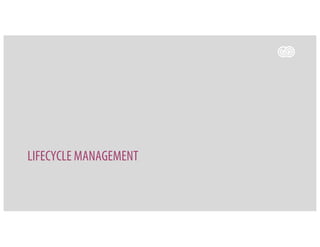 LIFECYCLE MANAGEMENT
 