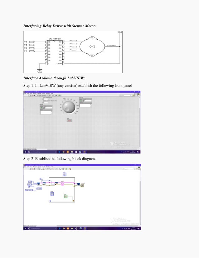 servo motor arduino labview