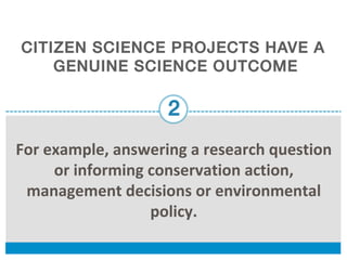ECSA, the ECSA principles, and the ECSA Characteristics of Citizen ...
