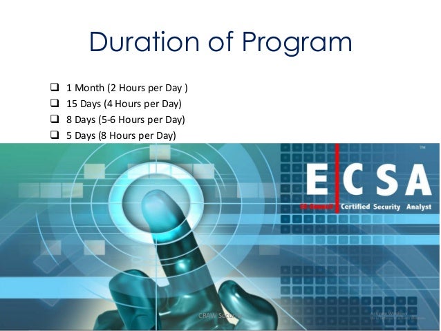 ec council certified security analyst ecsa pdf