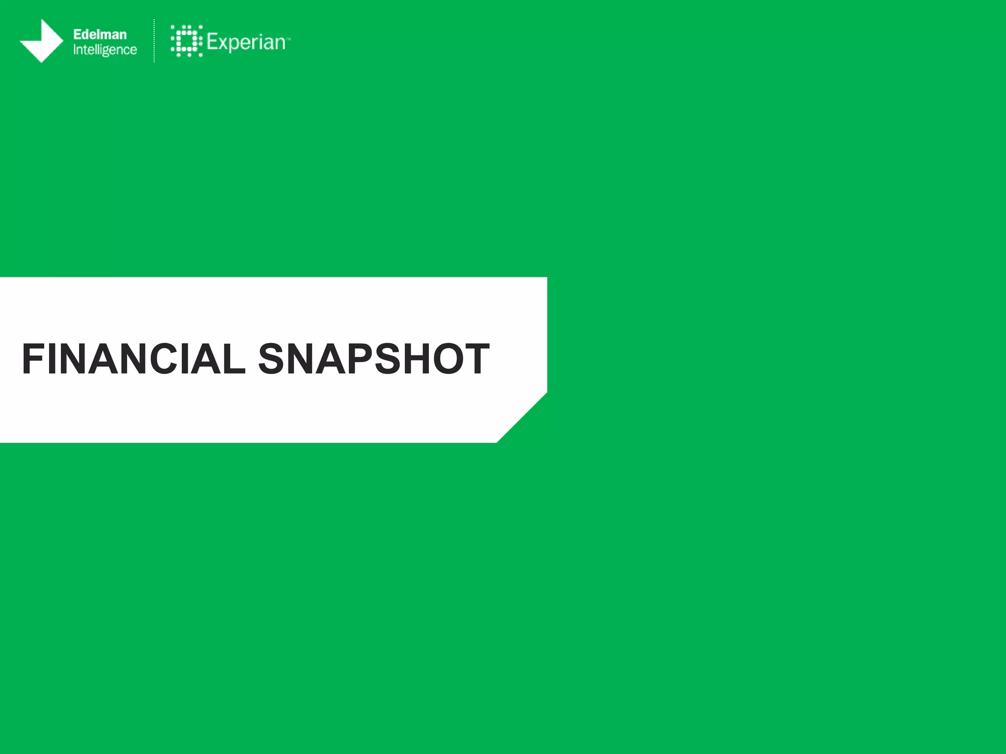 FINANCIAL SNAPSHOT
 