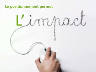 Le positionnement permet



     L’
 