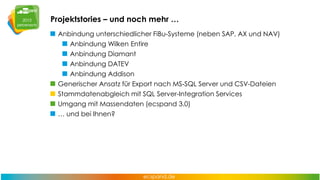 [ecspw2013] Session Executive 04: ecspand Eingangsrechnungsverarbeitung