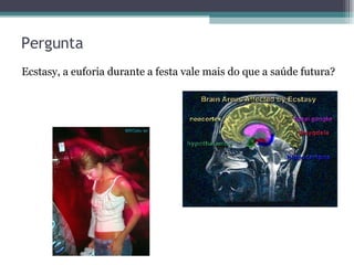 Pergunta Ecstasy, a euforia durante a festa vale mais do que a saúde futura? 