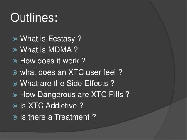 ecstasy