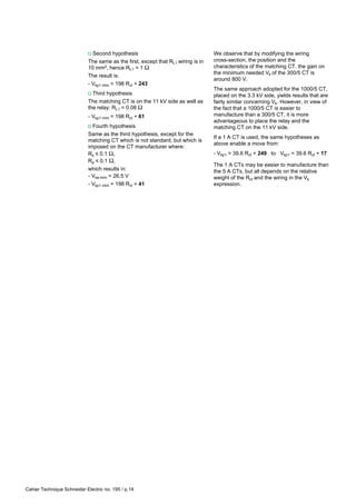 Current Transformer Specs Errors & Solutions | PDF