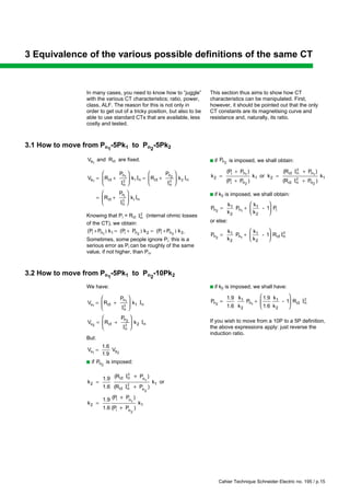 Current Transformer Specs Errors & Solutions | PDF