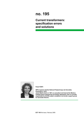 Current Transformer Specs Errors & Solutions | PDF