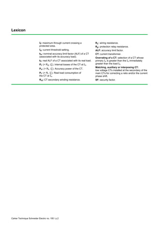 Current Transformer Specs Errors & Solutions | PDF