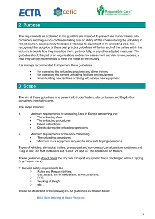 Ecta guidelines on_tipping_containers | PDF