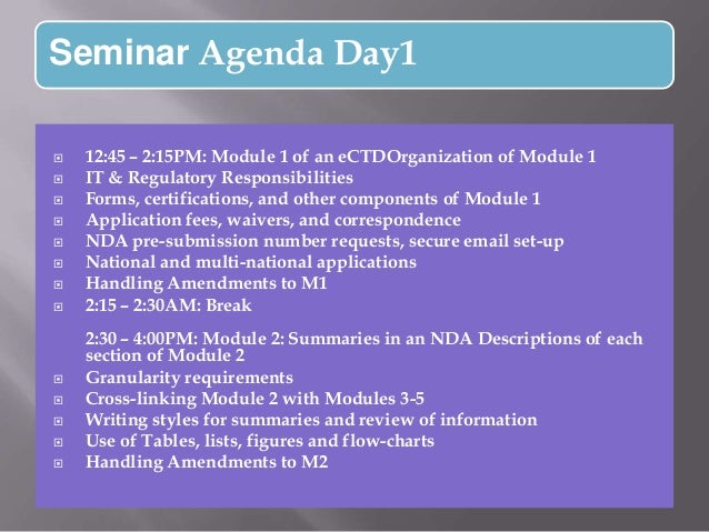 eCTD Submissions of IND and NDA/BLA to the US FDA