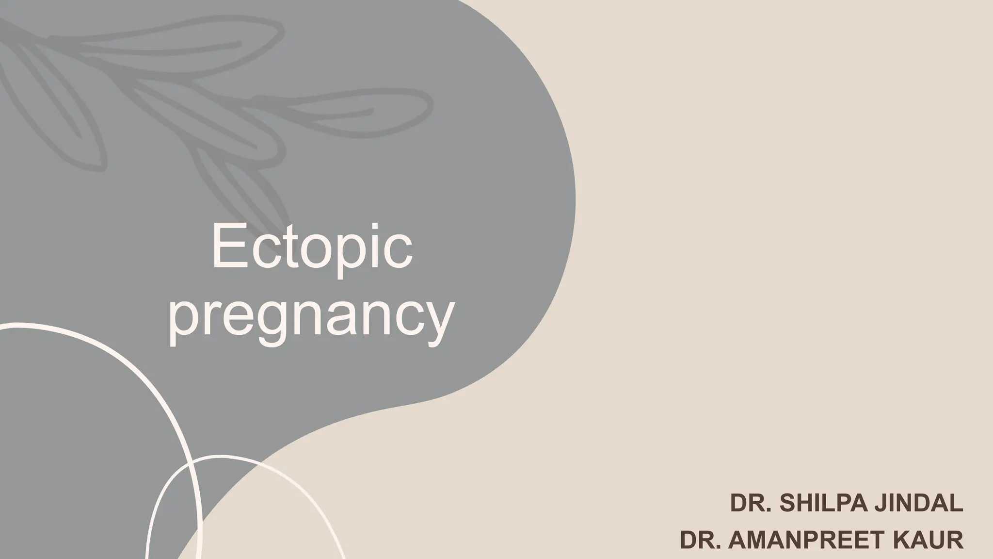 ectopic pregnancy types and radiology us findings PPT