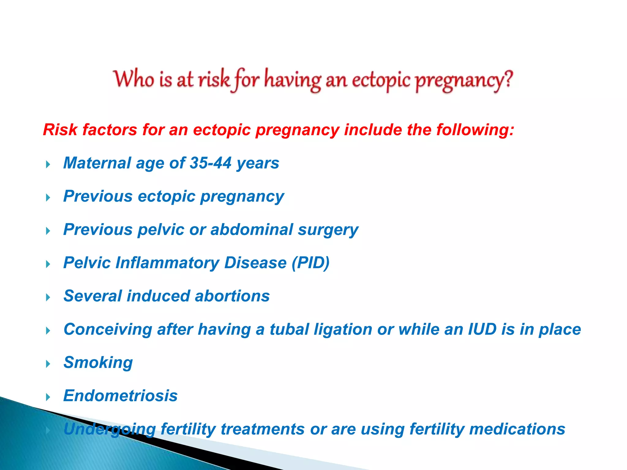Ectopic pregnancy BY DR. USHA ARYA ( MBBS, MS - GYNAECOLOGIST) FATIMA ...